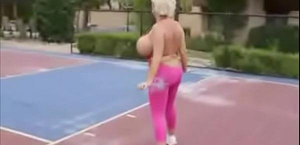  Giant Fake Tits Claudia Marie Prancercise